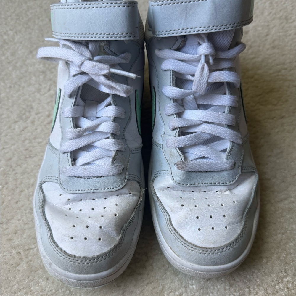Nike Air Force One Kids Sneakers in Light Blue and White